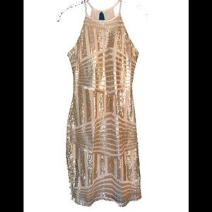 Halter All Over Sequin